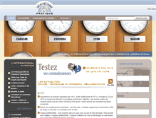 Tablet Screenshot of international-pratique.com