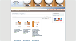 Desktop Screenshot of boutique.international-pratique.com