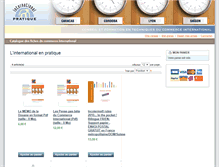 Tablet Screenshot of boutique.international-pratique.com